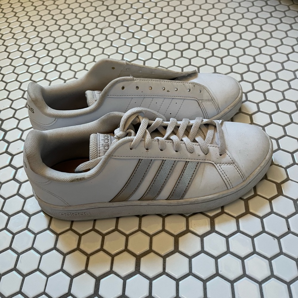 White Adidas Shoes